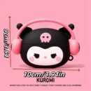 [Silicone Protective Case for ]Sanrio Decorative 3D Bag Charm Stereo Headphone Case, Cartoon Protective Cover, Scratch Resistant, Shockproof Earphone Accessory