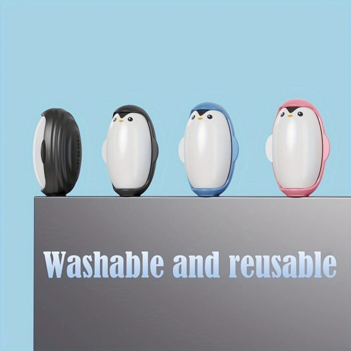 1pc Cute Penguin Silicone Pet Hair Remover Roller, Reusable, Washable, Strong Adhesion, No Odor, for Cats and Dogs, Furniture and Clothing Hair Cleaner - Image 12