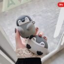 [Penguin Case] Silicone Penguin Protective Case | 1pc for Airpods 3/Pro, Dropproof Headphone Cover, Cute Animal Design, 1/2 Apple Compatible, Durable Protective Accessory