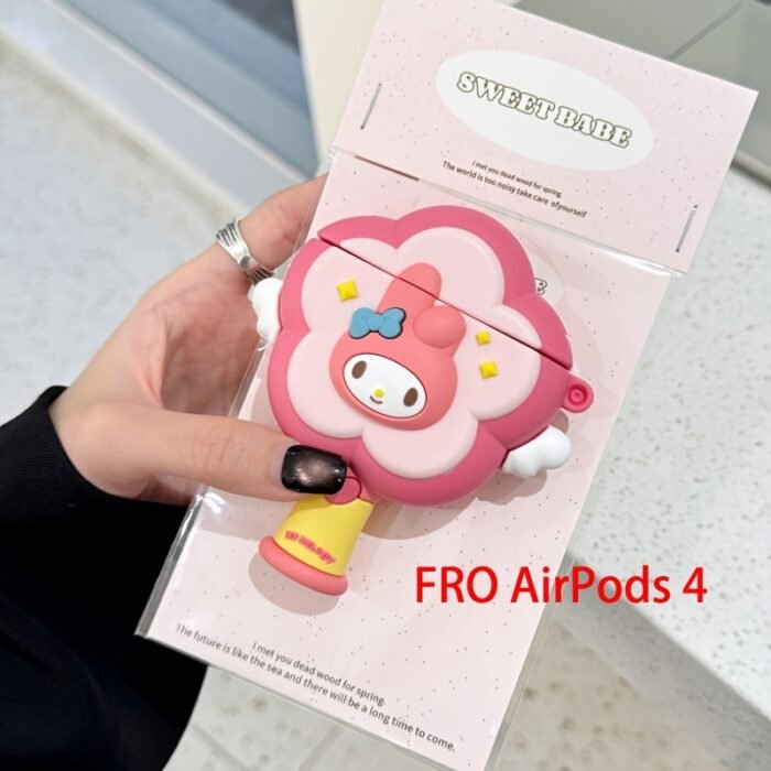 Sanrio Cute Fairy Style Earphone Case, Multiple Styles Available for Pro 2nd Generation, Apple 3rd Generation, and 4th Generation Wireless Wireless Headphones - Image 21