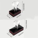 Custom Square Logo Stamp, Personalized Seal for Wedding Invitations, Floral & Store Logos, Office Supplies, Black Ink, English Text, Durable Plastic Material