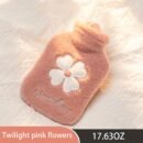 Cozy Hot Water Bottle with Soft Cover - 17.63oz/35.27oz, Durable & Easy-to-Use for Warmth