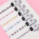 Creative Cartoon Flower Rolling Stamp - DIY Graffiti Seal for Journals & Crafts, Rectangular Plastic Art Supplies