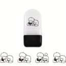 Creative Cartoon Flower Rolling Stamp - DIY Graffiti Seal for Journals & Crafts, Rectangular Plastic Art Supplies
