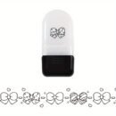 Creative Cartoon Flower Rolling Stamp - DIY Graffiti Seal for Journals & Crafts, Rectangular Plastic Art Supplies