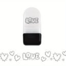 Creative Cartoon Flower Rolling Stamp - DIY Graffiti Seal for Journals & Crafts, Rectangular Plastic Art Supplies