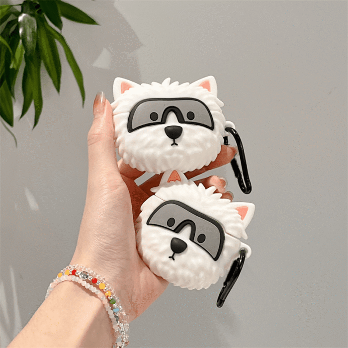 Cute Pilot Dog Cartoon Case for Airpods 1/2/3 Pro/Pro 2 - Give your earphones some protection! KTK218 - Image 3