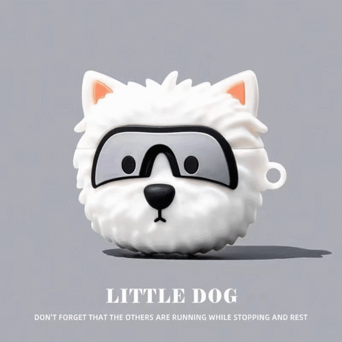 Cute Pilot Dog Cartoon Case for Airpods 1/2/3 Pro/Pro 2 - Give your earphones some protection! KTK218