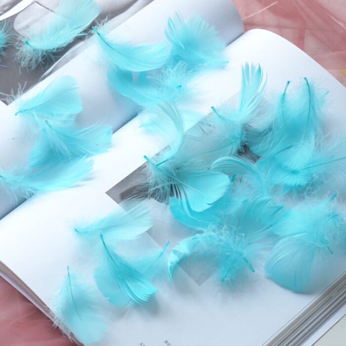 100pcs/pack, Feather Gift Box Filling, Gift Box Packaging Filling, Christmas, Wedding, Birthday, Bride Engagement Craft Gift Box Bag Filling, Decorative Gift Packaging, Decorative Jewelry DIY Feather Raw Materials - Image 16