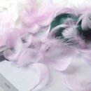 100pcs/pack, Feather Gift Box Filling, Gift Box Packaging Filling, Christmas, Wedding, Birthday, Bride Engagement Craft Gift Box Bag Filling, Decorative Gift Packaging, Decorative Jewelry DIY Feather Raw Materials