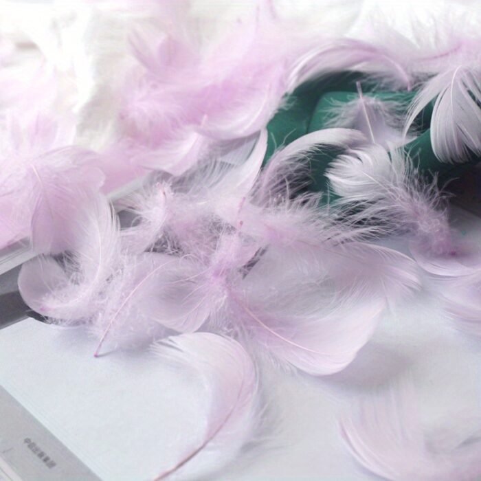 100pcs/pack, Feather Gift Box Filling, Gift Box Packaging Filling, Christmas, Wedding, Birthday, Bride Engagement Craft Gift Box Bag Filling, Decorative Gift Packaging, Decorative Jewelry DIY Feather Raw Materials - Image 10