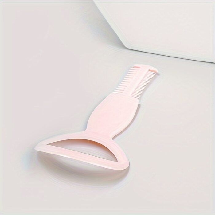 Eyelash Curler with Mascara Shield Guard - Pink ABS Plastic, Silicone Bristles, Ideal for Perfecting Eyelash Application, Eyelash Care Tool | Stylish Eyelash Curler | Durable Makeup Tool - Image 4
