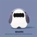 [Cute Shark] 3D cute cartoon shark shape soft silicone wireless earphone case | for Airpods 1/ 2/ 3/ Pro