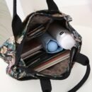 Women's Tote Bag New Product, Thickened Knitted Jacquard Fabric, Tote Bag, Work Portable Shopping Bag, Outing Storage Bag, Women's Bag, Retro, Large Capacity, Ethnic Style, Daily Use, Back-to- Season, Ramadan Festival, Square Bag, hand-carried bag, suitable for and office