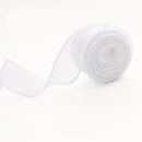 9.14 meter Sheer Chiffon Ribbon - Elegant Organza Satin for Gift Wrapping, Cake Decorating, Bouquets, Wedding Crafts & DIY Projects - Available in Gray, White, Pink, Red, Green, Golden, Black, Festive Decorating | Flowing Texture Ribbon | Organza Satin Ribbon