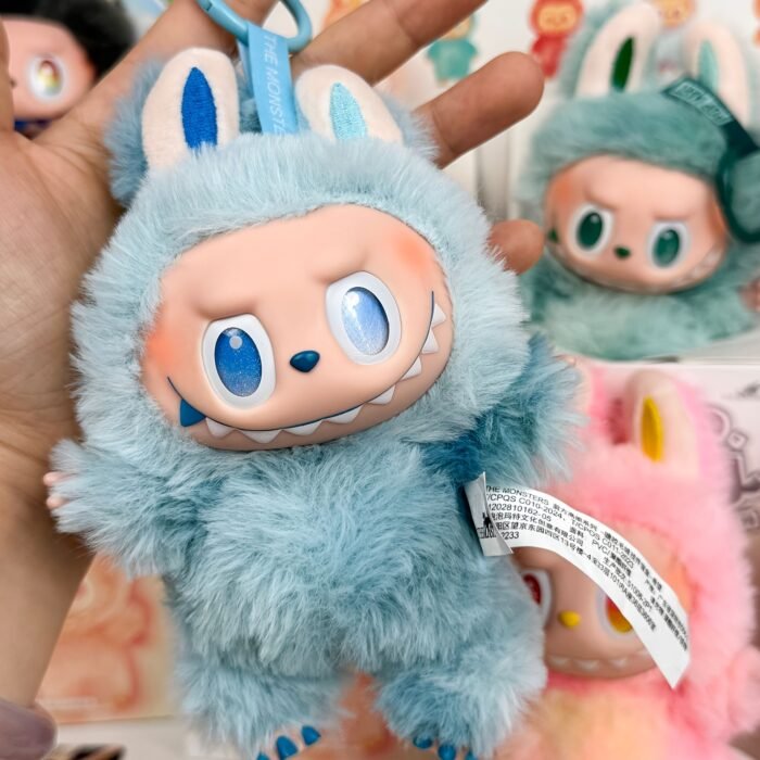 POP MART Labubu 3.0 Enamel Doll Plush Toy - High-Energy Mystery Box Gift with 6 Unique Character Designs, Soft Polyester Fabric, Cute Animal-Themed Accessories for Fans & Collectors, Fan Merchandise, Playful Design, Detailed Craftsmanship - Image 9
