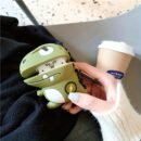 1pc 3D Cartoon Dinosaur Silicone Case for Apple for Airpods 1/2, Pro, 3 - Protective Cover with Lightning Design