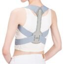 1pc Adjustable Posture Corrector for Men & Women - Invisible Back Support with Removable Straps, EVA Material, Black & Pink, Provides Spinal Alignment & Shoulder Support, Posture Corrector