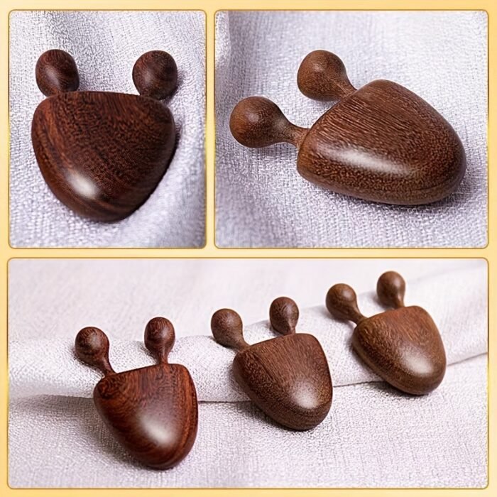 Agarwood Nose Massager Facial Eye Gua Sha Stick - Image 3