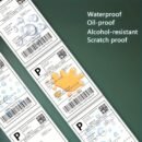 [500 Thermal Label Printing Paper] 500pcs, 4×6in Thermal Label Printing Paper, Transportation Waybill Printing Paper, Self-adhesive Stickers, 500 Labels/roll