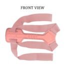 1pc Adjustable Posture Corrector for Men & Women - Invisible Back Support with Removable Straps, EVA Material, Black & Pink, Provides Spinal Alignment & Shoulder Support, Posture Corrector