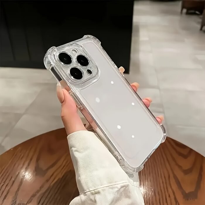 High-End Clear Case for iPhone - Shock-Resistant, See-Through Bumper, TPU Protection for iPhone 16, 15, 14, 13, 12, 11 Pro Max, X, Xs Max, Xr, 8, 7 Plus - Image 9