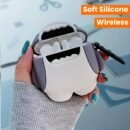 [Cute Shark] 3D cute cartoon shark shape soft silicone wireless earphone case | for Airpods 1/ 2/ 3/ Pro