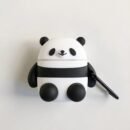 Protective Case Silicone Shell for AirPods 1/AirPods 2 Personality Simple Silicone Anti-fall Storage Box Fat Panda with Buckle for AirPods Pro/AirPods Pro 2/for AirPods 3 Cartoon Anti-fall Soft Shell Couple Gift Small Gift