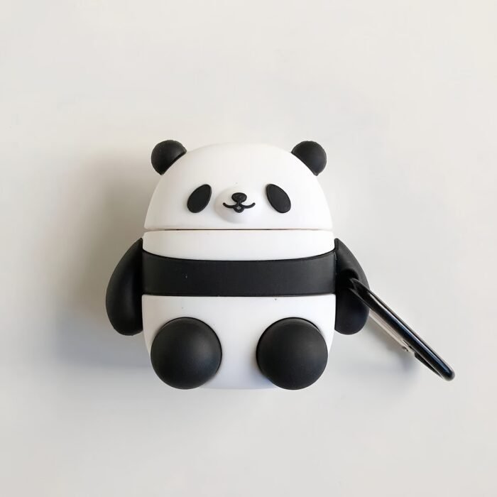 Protective Case Silicone Shell for AirPods 1/AirPods 2 Personality Simple Silicone Anti-fall Storage Box Fat Panda with Buckle for AirPods Pro/AirPods Pro 2/for AirPods 3 Cartoon Anti-fall Soft Shell Couple Gift Small Gift - Image 7