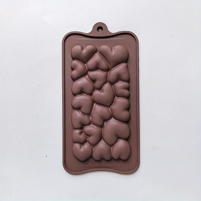 [Pink Heart Chocolate Mold] BPA-Free, 3D Love Design 1pc Pink Heart-Shaped Silicone Chocolate Mold | Ideal for Valentine's & Thanksgiving, DIY Candy Gifts & Cake Decorations - Image 9