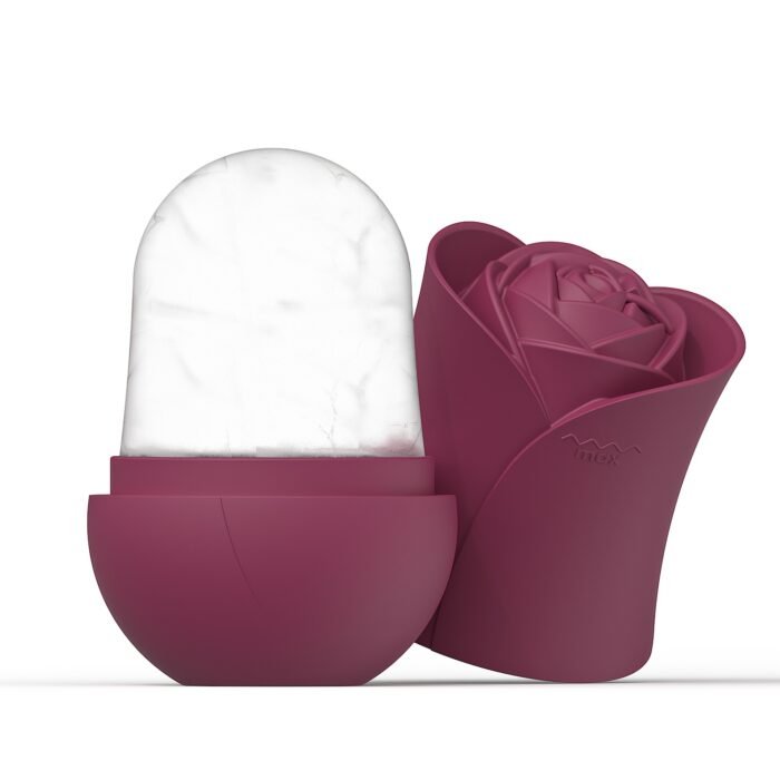 1pc XKMIESS Silicone Ice Roller for Face – 3D Rose Flower Design, Manual Cooling Facial Massager, Oil-Free Skin Care Tool for Refreshing & Soothing Skin, Face Massage Tool | Elegant Design | Silicone Material, Facial Massage Tool - Image 11