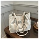 Women's Tote Bag Women's Crossbody Bag 2025 Commuter Large Capacity New Summer Silvery Shoulder Bag