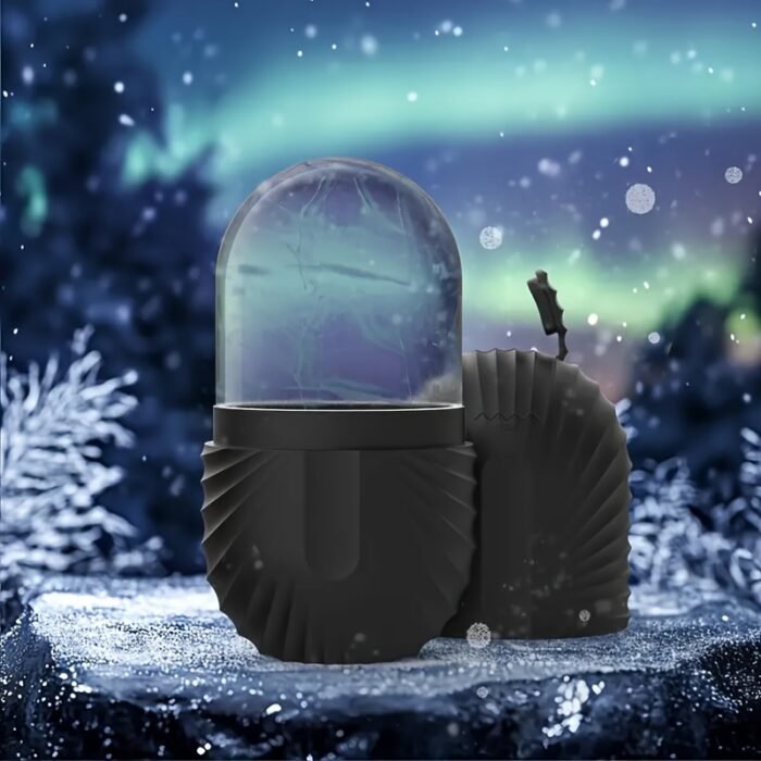 1pc Silicone Ice Roller for Face - Odorless, Battery-Free, Manual Cooling Facial Massage Tool, Ideal for Soothing Skin, Enhances Serotonin Production, Soothing Skincare|Odorless Design|Silicone Constructio - Image 6