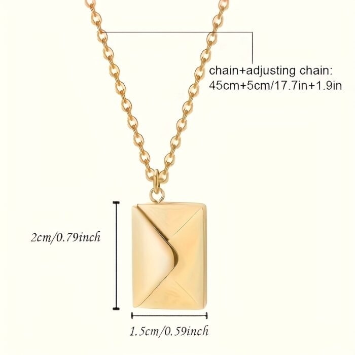 Custom Photo Engraved Necklace for Women - 18K gold plated Plated 201 Stainless Steel Reverse Side Personalized Jewelry with Hidden Photo Storage, Elegant Minimalist Design for Mother’s Day, Birthday & Anniversary Gifts, Custom Necklace, Special Occasion Gift, Sleek Pendant, Highquality Engraving, Romantic Keepsake - Image 5