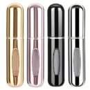 4pcs Portable 0.17oz Perfume Atomizer - Leak-Proof, Ideal for Travel, Refillable Design, Suitable for Perfume, Oil, Cologne, and Liquids, Metal Material, PVC Free, Perfume Atomizer
