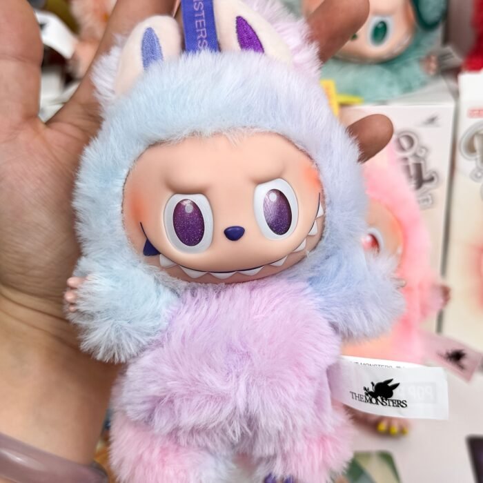 POP MART Labubu 3.0 Enamel Doll Plush Toy - High-Energy Mystery Box Gift with 6 Unique Character Designs, Soft Polyester Fabric, Cute Animal-Themed Accessories for Fans & Collectors, Fan Merchandise, Playful Design, Detailed Craftsmanship - Image 4