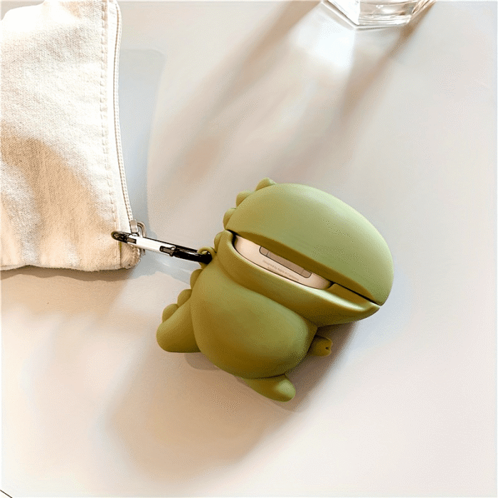 1pc 3D Cartoon Dinosaur Silicone Case for Apple for Airpods 1/2, Pro, 3 - Protective Cover with Lightning Design - Image 10