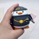 Cartoon Duck Compatible with AirPods 4 Split Case, AirPods Pro 2 Soft Shell New Model AirPods 3rd Generation Earphone Cover Cute