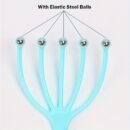 1pc Relaxation Essentials Manual Head Massager with Rolling Beads - Plastic Scalp Massager Claw for Meridian Activation and Stress Relief