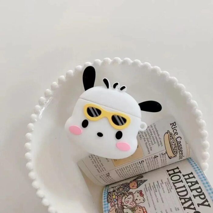 Sanrio for pochacco Silicone Protective Case for Airpods 1/2 Pro 2 4 - Wireless Earphone Case, Earphone Shell, Silicone Cartoon Cute Soft Case - Image 7