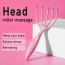1pc Relaxation Essentials Manual Head Massager with Rolling Beads - Plastic Scalp Massager Claw for Meridian Activation and Stress Relief