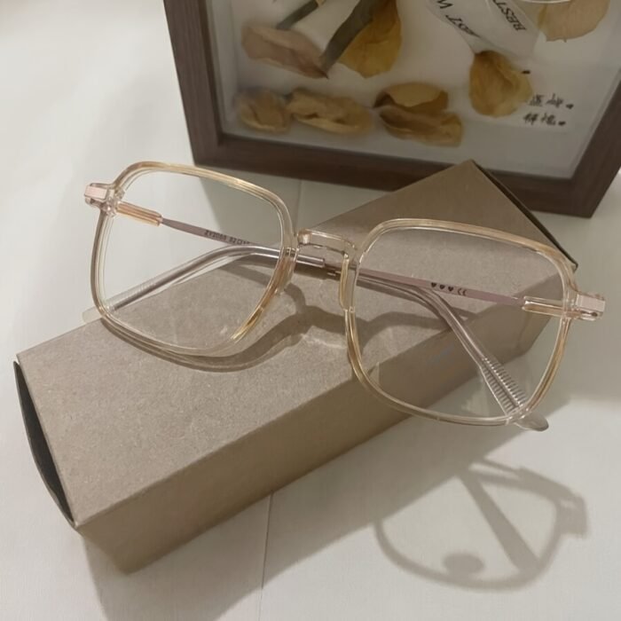 Anti-Fatigue Blue Light Blocking Chic Glasses - Transparent Lens with Stylish Square Frame for Women, Perfect for Computer, TV, Gaming & Phone Use - Image 5
