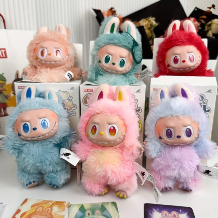 POP MART Labubu 3.0 Enamel Doll Plush Toy - High-Energy Mystery Box Gift with 6 Unique Character Designs, Soft Polyester Fabric, Cute Animal-Themed Accessories for Fans & Collectors, Fan Merchandise, Playful Design, Detailed Craftsmanship - Image 3