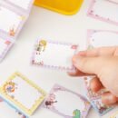 70sheets Boxed Cute Cartoon Girl Series Pull-Out Sticky Notes School Office Tearable Note Paper Set
