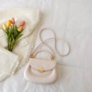Women'S Stylish Small Crossbody Bag - Chic Shoulder Purse with Magnetic Closure, Golden-Tone Hardware & Cream/Black Color Options, Perfect for Everyday Use, Crossbody Purse, Minimalist Handbag, Elegant Design