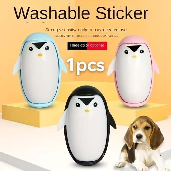 Cute Penguin Lint Roller - Portable, Washable Fabric Debris Remover for Clothes & Home, Easy to Use, No Electricity Needed, Home Cleaning Essentials | Playful Design | Easy Grip Handle, Lint Roller for Clothes - Image 6