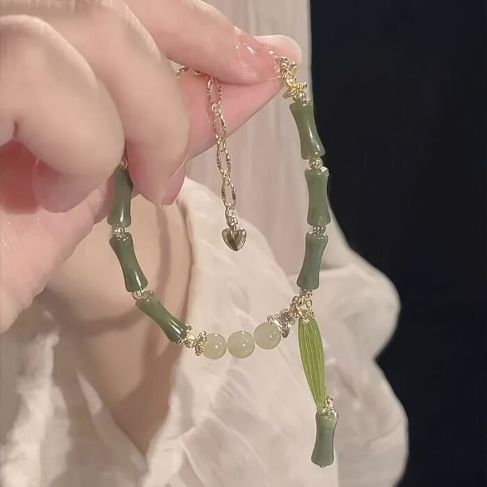 1 Women'S Fashion Bracelet New Chinese Retro Bamboo Lily of The Valley Bracelet - Image 12