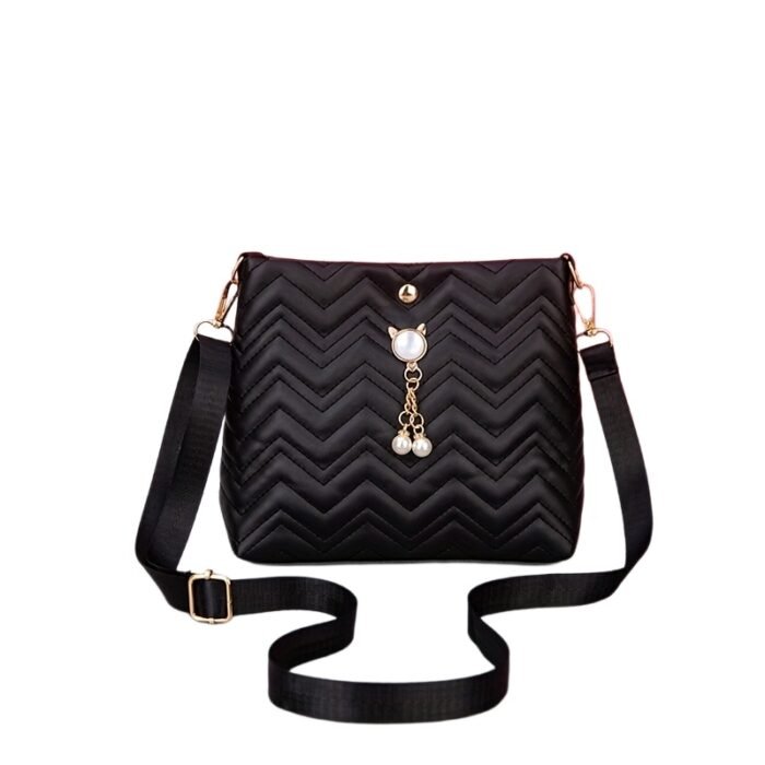 Chic Quilted Bucket Crossbody Bag - Fashionable Mini Purse for Women - Versatile Shoulder Handbag with Stylish Quilting Design - Image 16