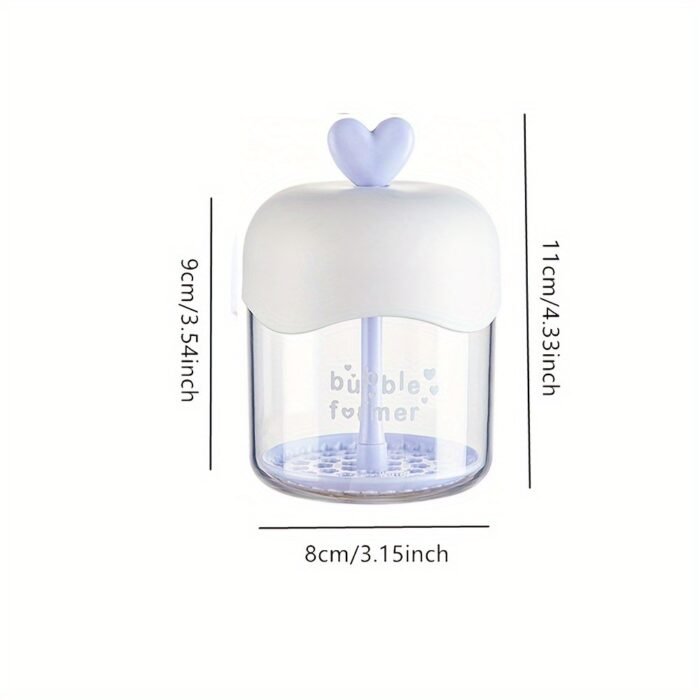 Phthalate-Free Bubble former Shampoo Foam Maker - 1pc Freestanding, Electricity-Free Handheld Bubble Cup for Face Washing - Magic Foam Dispenser - Image 9