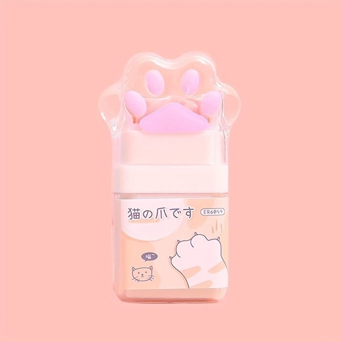 1pc Cat Paw Cute Roller Eraser Girl Pencil Eraser Rubber Cartoon Pen Eraser Supplies Prizes Office Eraser Gift giving - Image 12